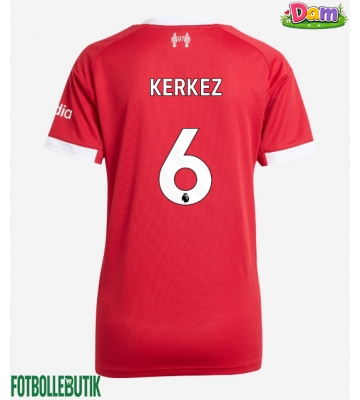 Liverpool Milos Kerkez #6 Hemmatröja Kvinnor 2025-26 Kortärmad